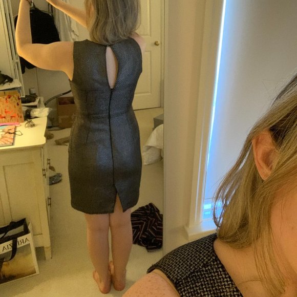 Metallic Tweed Dress - Picture 2 of 4